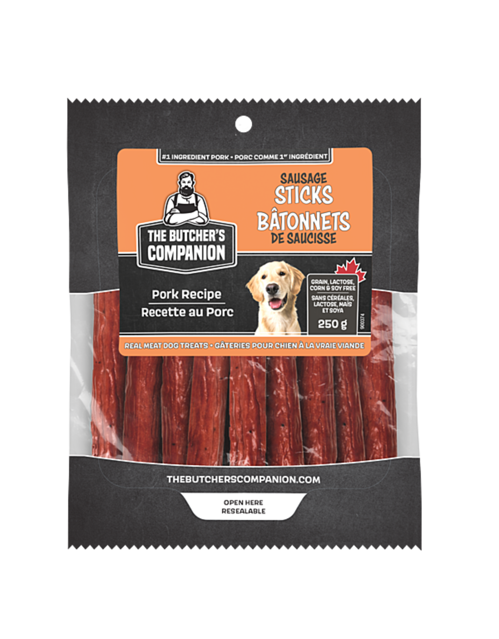 The Butcher's Companion Sausage Sticks Pork 250GM