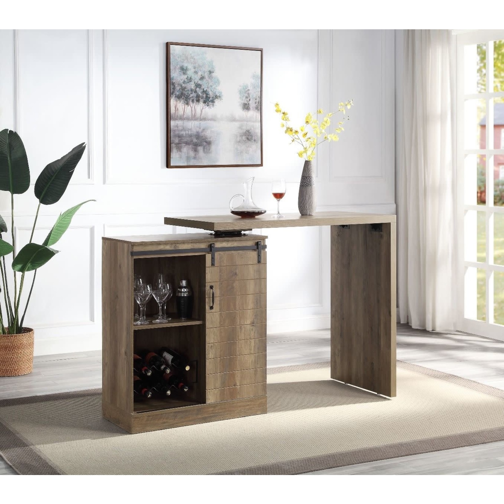 wayfair coffee bar table