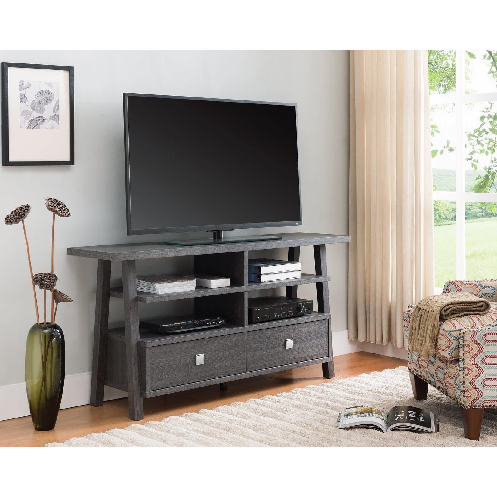 2 drawer TV stand JV Custom Furniture