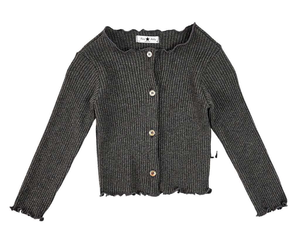 Petite Hailey Petite Hailey Glitter Cardigan -click for colors