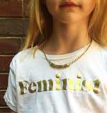 Little Lux Feminist Necklace Collaboration with Diana Kane