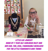 Little Lux Feminist Necklace Collaboration with Diana Kane