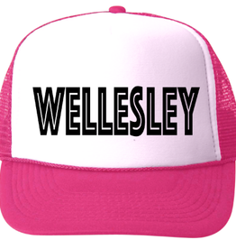 Wellesley Baseball Hat-Black Ink