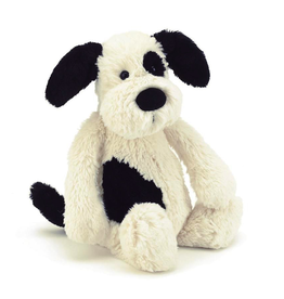 JellyCat JellyCat Bashful Black and Cream Large Puppy