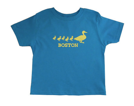 Sidetrack Sidetrack Ducklings Short Sleeve Tee  Shirt - Blue