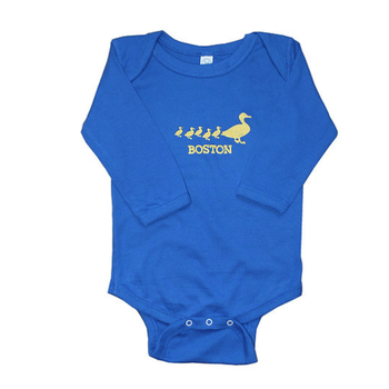 Sidetrack Sidetrack Long Sleeve Boston Ducklings Bodysuit