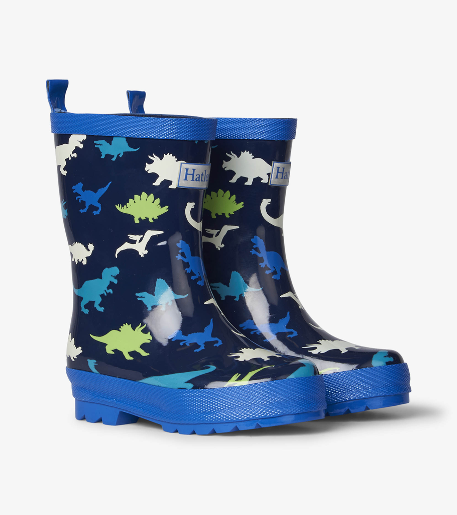 Hatley Hatley Dino Herd Shiny Rain Boots
