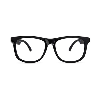 UVA/ UVB Sunglasses- Clear Black