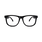 UVA/ UVB Sunglasses- Clear Black