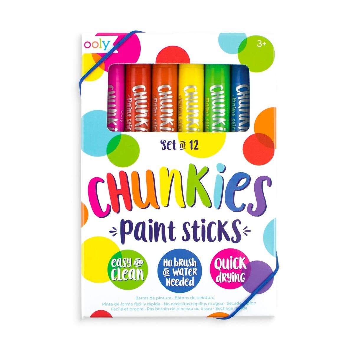ooly Ooly Chunkies Paint Sticks Original Pack - Set of 12