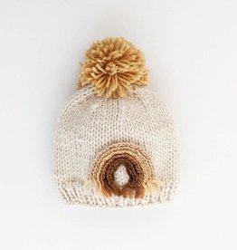 Huggalugs Huggalugs Gold Rainbow Knit Beanie