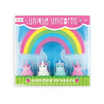 ooly Ooly Unique Unicorns Scented Erasers - Set of 5