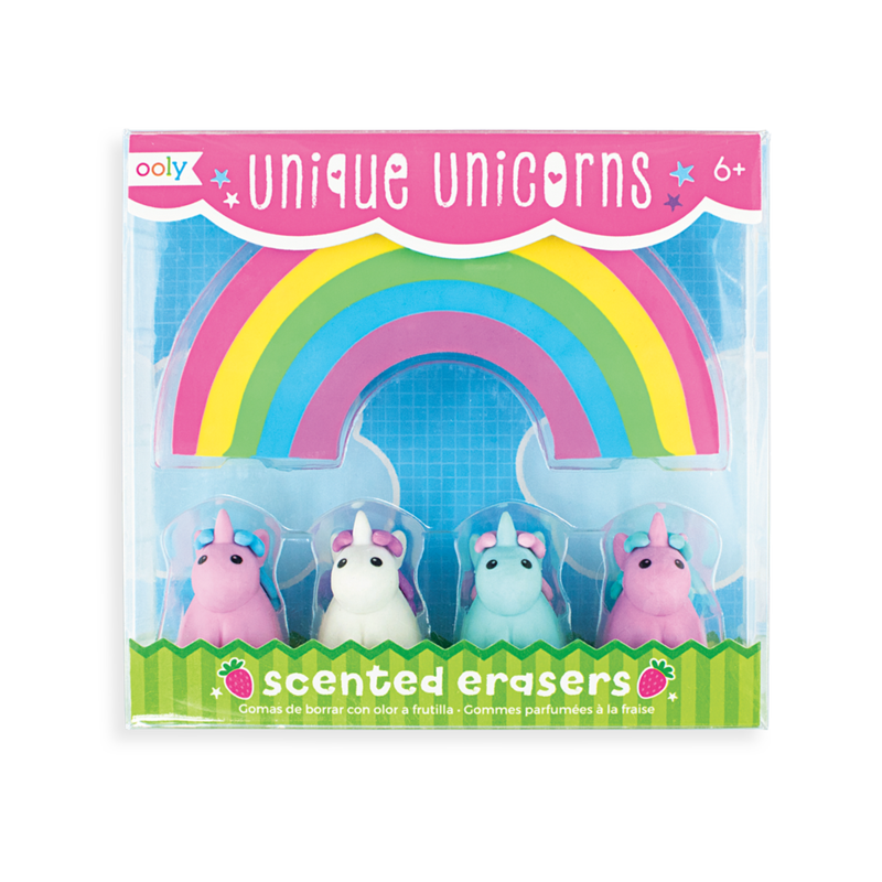ooly Ooly Unique Unicorns Scented Erasers - Set of 5