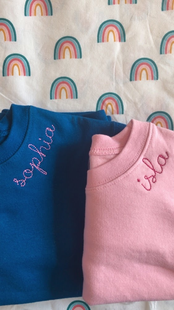 Monogram Sweatshirt-Collar