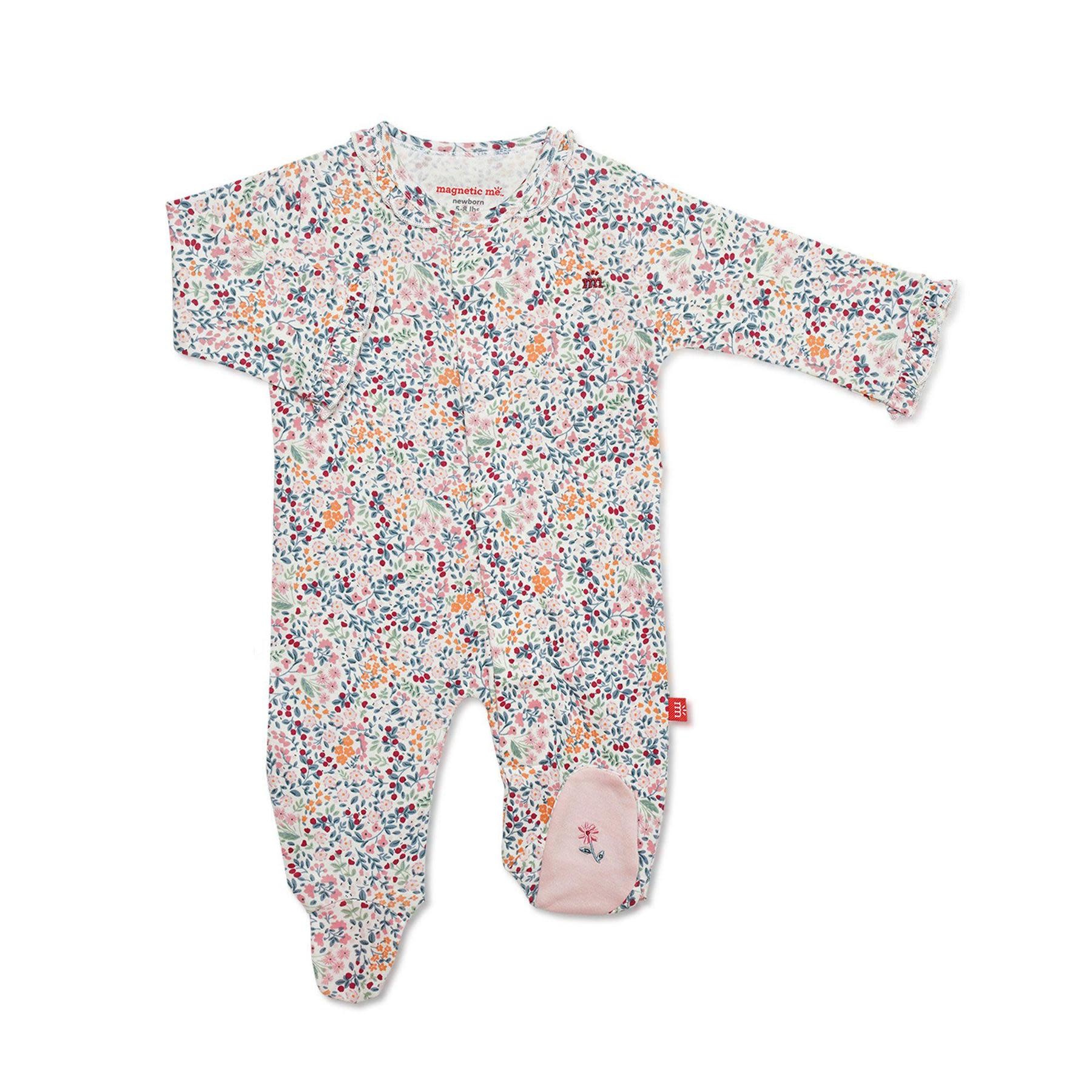 Magnificent Baby Magnetic Me Sheffield Organic Cotton Footie