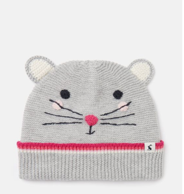 Joules Joules Grey Mouse Hat 3-7 years