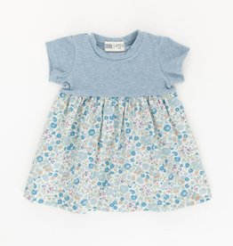 Thimble Thimble Playground Dress in Bluebell