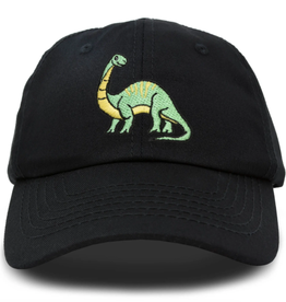 Brontosaurus Apatosaurus Ball Cap Black
