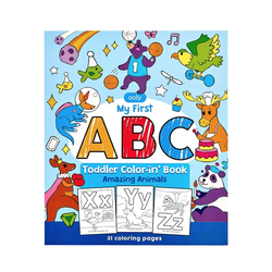 ooly Ooly ABC: Amazing Animals Toddler Coloring Book