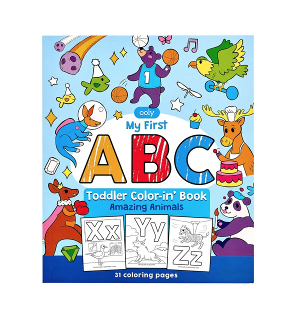 ooly Ooly ABC: Amazing Animals Toddler Coloring Book