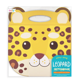 ooly Ooly Animal Carry Along Sketchbook - Leopard