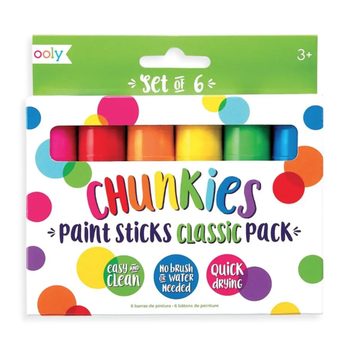 ooly Ooly Chunkies Paint Sticks - Classic Pack-Set of 6