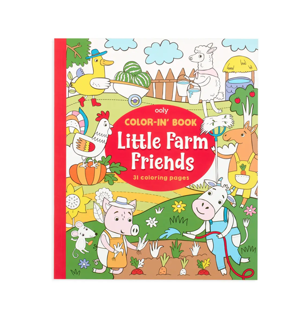 ooly Ooly Color-in' Book: Little Farm Friends