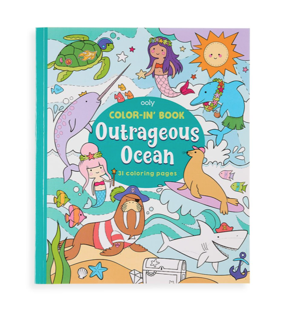 ooly Ooly Color-in' Book: Outrageous Ocean