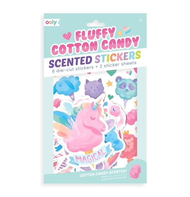 ooly Ooly Fluffy Cotton Candy Scented Stickers