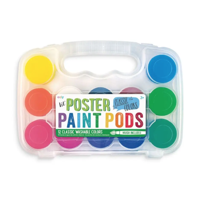 ooly Lil' Paint Pods Regular Basic Poster Paint