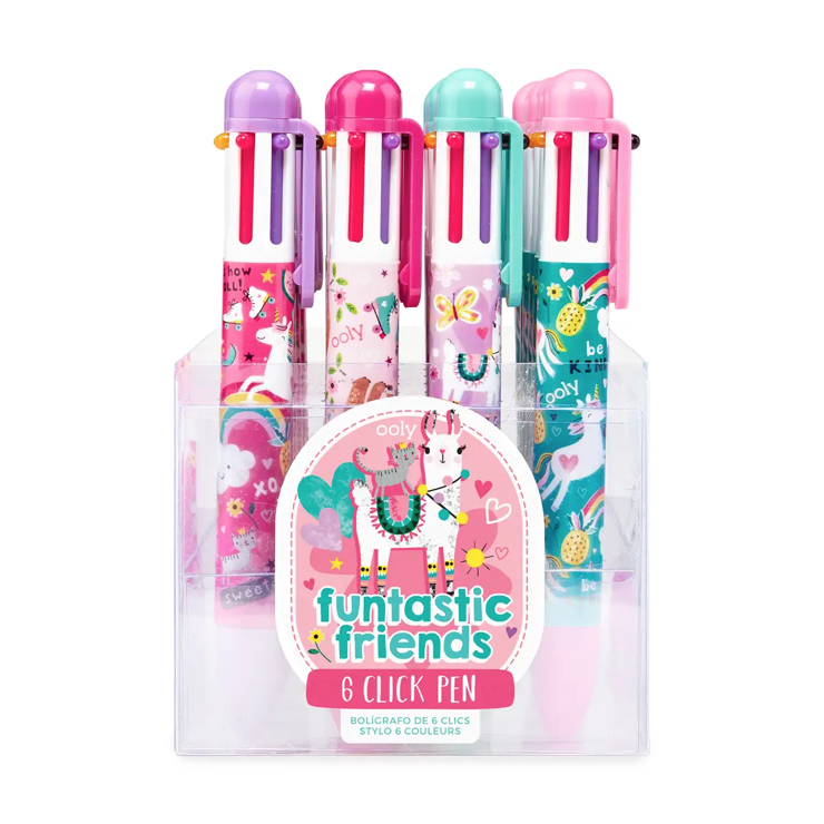ooly Ooly 6 Click Pen - Funtastic Friends