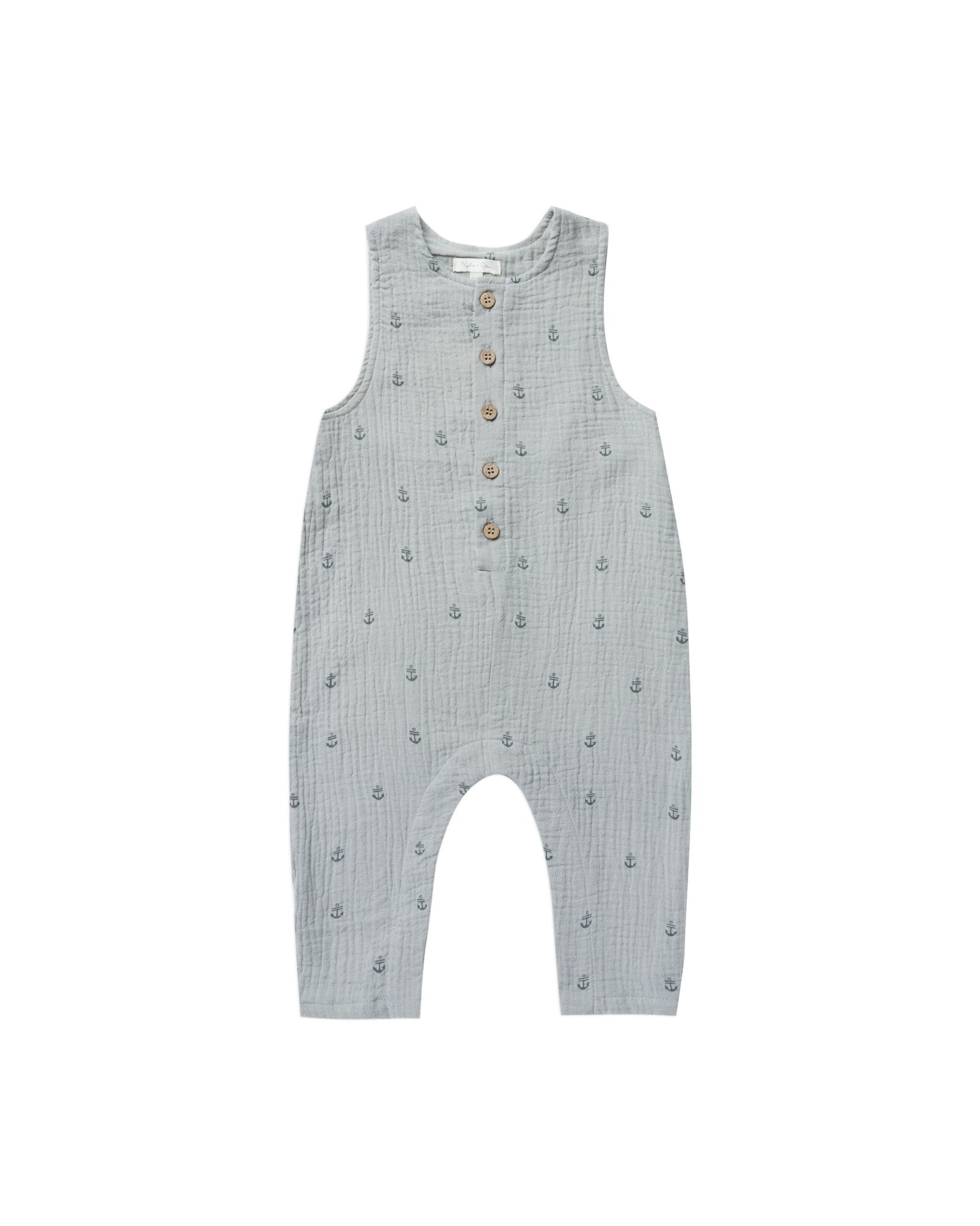 Rylee and Cru Rylee & Cru Anchors Button Jumpsuit