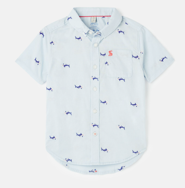 Joules Joules Sefton Embroidered Shark Shirt