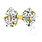Wee Ones Mini Back-to-School Printed Grosgrain Bow