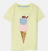 Joules Joules Astra 2 Way Sequin Ice Cream T-Shirt