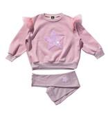 Petite Hailey Petite Hailey Pink Star Sweatshirt Set