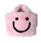 Faux Fur Happy Bag Pink