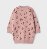 Mayoral Mayoral Knit Heart Sweater Dress