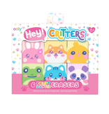ooly Ooly Hey Critters! Scented Eraser - set of 6