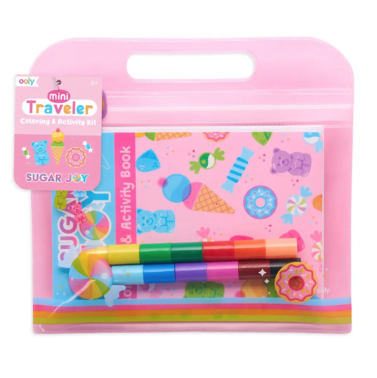 ooly Ooly Mini Traveler Coloring & Activity Kit - Sugar Joy