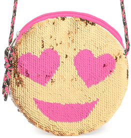 Reversible Sequins Emoji Bag