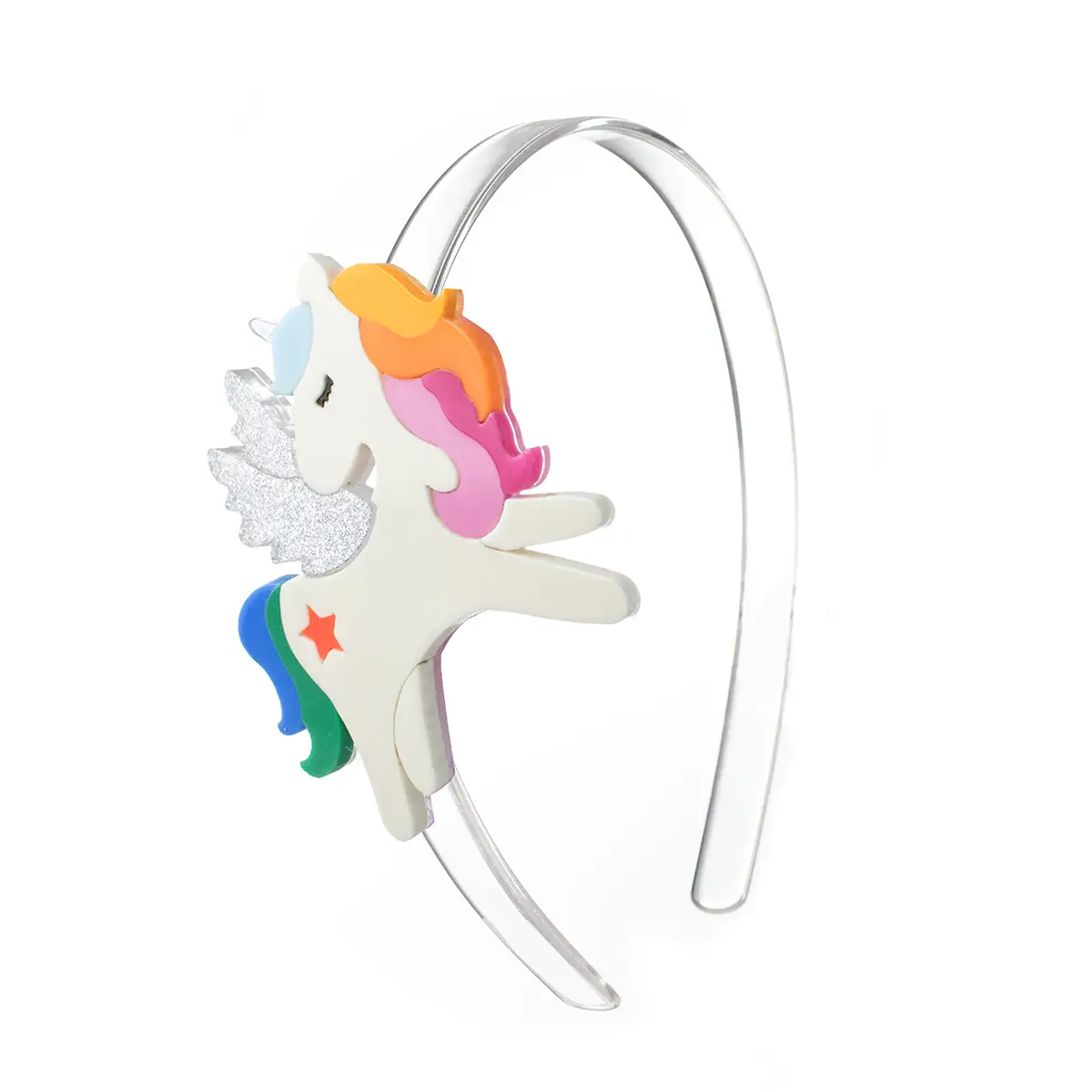 Lilies & Roses Unicorn Rainbow Wing Headband