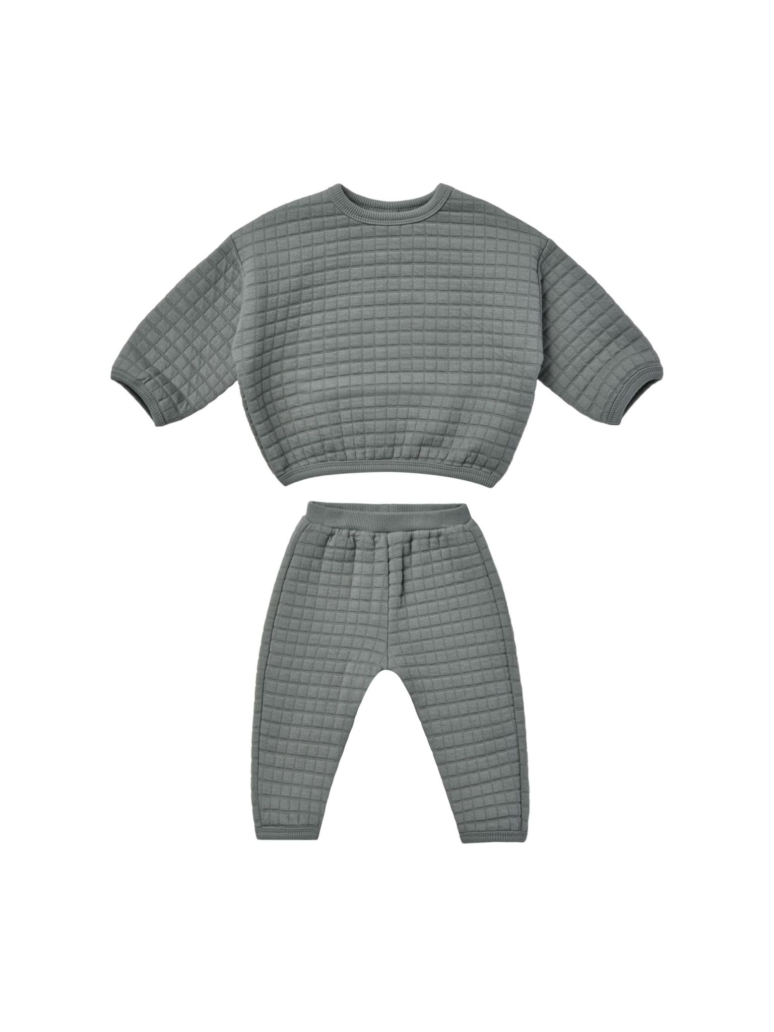 Quincy Mae Quincy Mae Quilted Sweater & Pant Set
