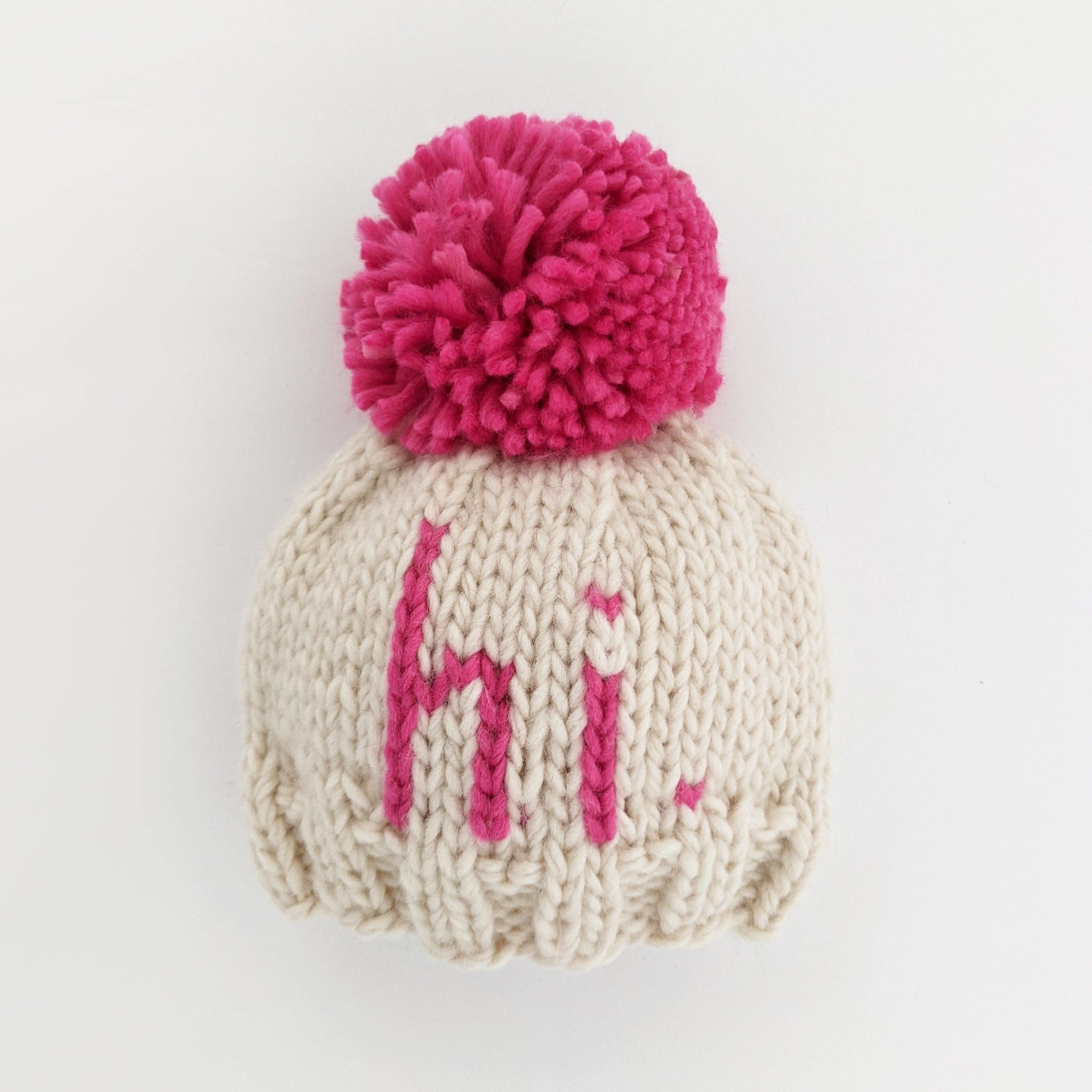 Huggalugs Beanie Hat (Red Fluffer) L(2-6y)