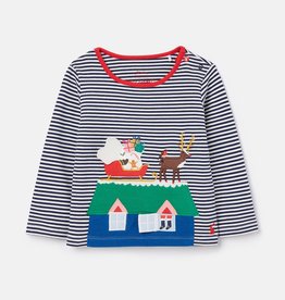 Joules Joules Tate Festive Long Sleeve T-Shirt