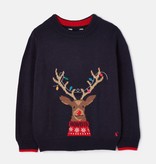 Joules Joules Reindeer Intarsia Christmas Sweater