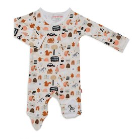 Magnificent Baby Magnetic Me Variety Society Organic Cotton Magnetic Footie