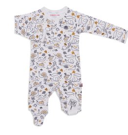 Magnificent Baby Magnetic Me Slow Living Organic Cotton Magnetic Footie