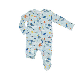 Angel Dear Angel Dear Playful Sealife 2-Way Zipper Footie