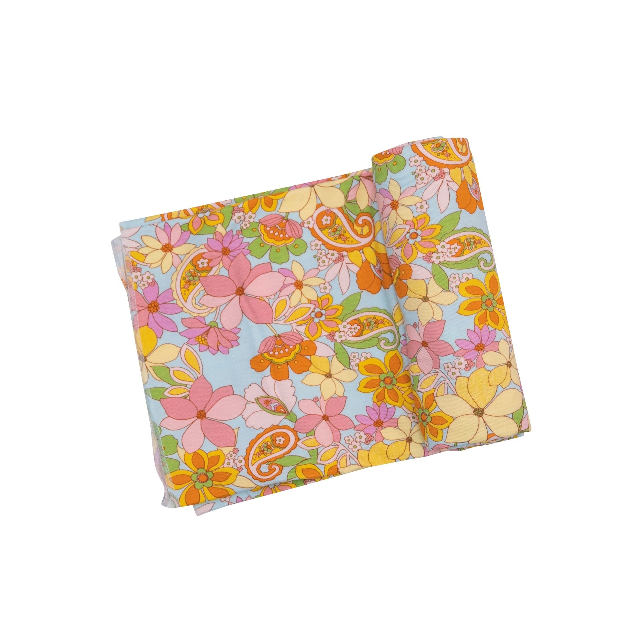 Angel Dear Angel Dear Paisley Floral Swaddle Blanket